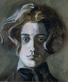 Egon Schiele's <i>Self Portrait with Long Hair</i> (1907)