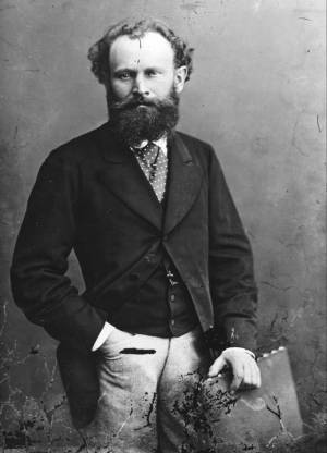Edouard Manet, circa 1867-70, depicted by the famous photographer Nadar.