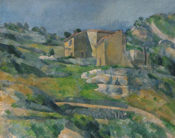 Paul Cézanne, <i>Houses in Provence: The Riaux Valley near L'Estaque</i> (1883)