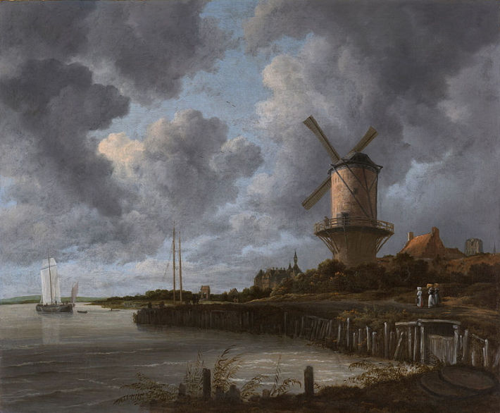 Jacob van Ruisdael, <i>Windmill at Wijk bij Duurstede</i> (1670)