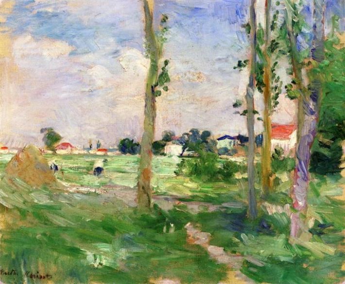 Berthe Morisot, <i>Landscape of Creuse</i> (1882).