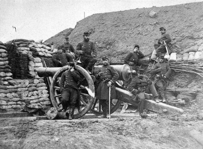 French soldiers during the Franco-Prussian War of 1870-71
