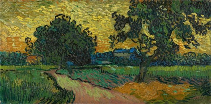 Vincent Van Gogh, <i>Landscape at Twilight</i> (1890)