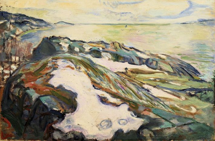 Edvard Munch, <i>Landscape in the Winter</i> (1915)