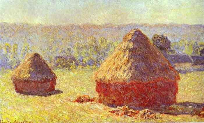 Claude Monet's <i>Haystack. End of the Summer. Morning</i> (1891)