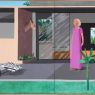 Beverly Hills Housewife, 1967 by David Hockney