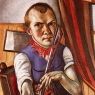 Self Portrait as Clown, 1921 by Max Beckmann