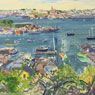 Nell Blaine: Gloucester Harbor from Banner Hill (1986)