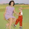 Fairfield Porter: Jane and Elizabeth (1967)