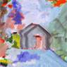 <i> Gray Barn in Blue Landscape</i> (1976)
