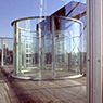Two-Way Mirror Cylinder Inside Cube and a Video Salon (1981-91)