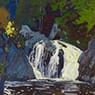 Waterfall, Agawa Canyon, Algoma (1919)