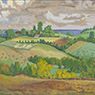 Landscape on the fjord (Landschaft an der Förde) (1939)