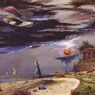 فرانز رادزيويل: شاطئ Dangast مع فلاينج بوت (1929)