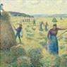 Camille Pissarro: Hay Harvest at Eragny (1887)