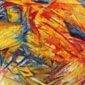 Mikhail Larionov: Cockerel and Hen (1912)