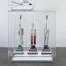 Jeff Koons: New Hoover Convertibles, Green, Red, Brown, New Shelton Wet/Dry 10 Gallon Displaced Doubledecker (1981-7)