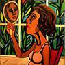 American People Series #16: Woman Looking in a Mirror (1966)