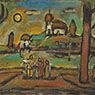 Biblical landscape with two trees (1952)
