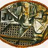 Pablo Picasso: Still Life with Chair Caning (1912)