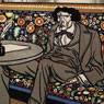 Moriz Jung: Wiener Cafe: Der Litterat (Viennese Cafe: The Man of Letters) (1911)