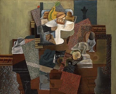 Pablo Picasso: Still Life with Compote and Glass (Nature morte au compotier) (1914-15)