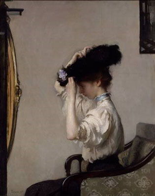 Edmund James Tarbell: Preparing for the Matinee (1907)
