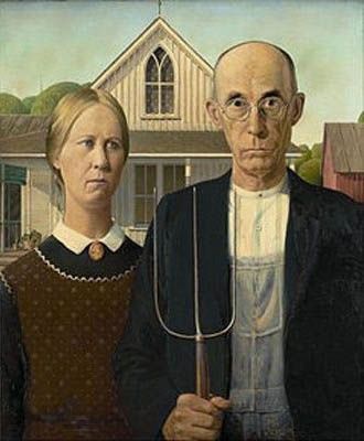 Grant Wood: American Gothic (1930)