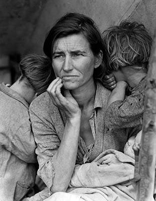 Dorothea Lange: Migrant Mother, Nipomo, California (1936)