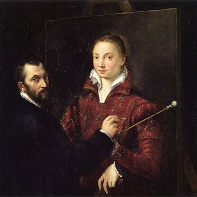 Bernardino Campi Painting Sofonisba Anguissola (1559)