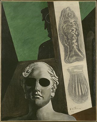 Giorgio de Chirico: Portrait of Guillaume Apollinaire (1914)
