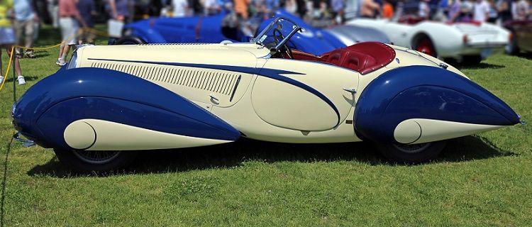 Art Deco Antique Vintage Mid-Century Modernism Modern Ford Concept Race Car 