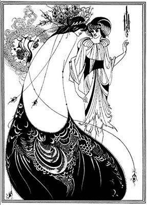 Aubrey Beardsley: The Peacock Skirt (1894)