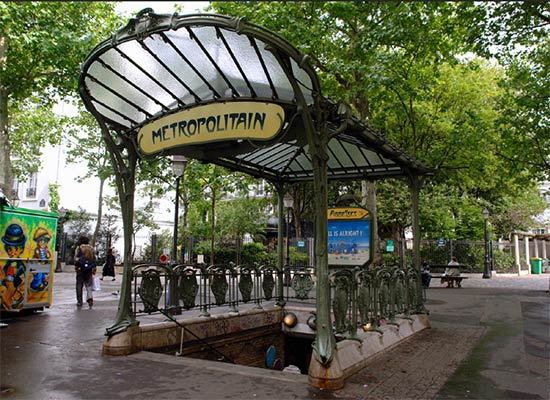 Hector Guimard: Entrances to Paris Subway Stations (1900)