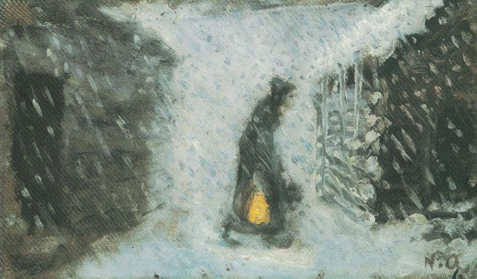 Kjerringa med Lykta (Old Woman with a Lantern) (1895-99)