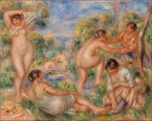 Pierre-Auguste Renoir: Bathing Group (Les Baigneuses) (1916)