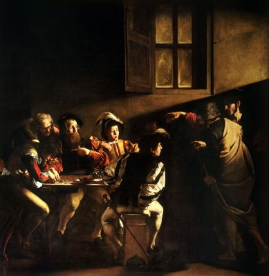 Caravaggio: The Calling of St Matthew (1599-1600)