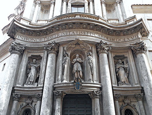 Francesco Borromini: Church of San Carlo alle Quattro Fontane (1638-77)