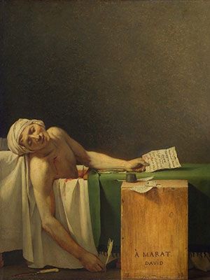 Jacques-Louis David: The Death of Marat (1793)