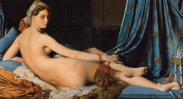 Jean Auguste Dominque Ingres: Grande Odalisque (1814)