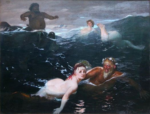 اللعب في الأمواج (1883)