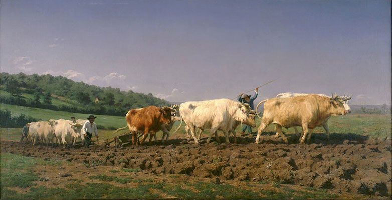 Plowing in the Nivernais (1849)
