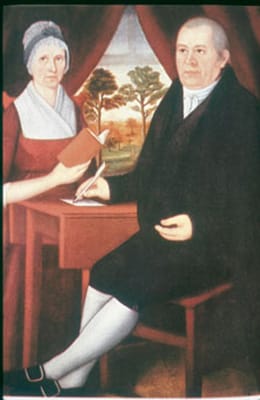 Dr. John and Mrs. (Ruth Avery) Brewster (1795-1800)