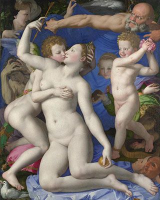 An Allegory with Venus and Cupid (c. 1545)