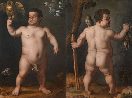 Portrait of a Dwarf Morgante (1553)