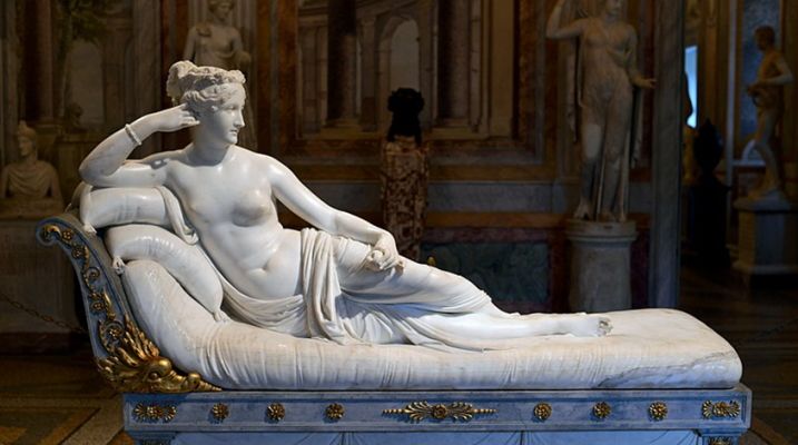 Pauline Bonaparte as Venus Victorious (1804-08)