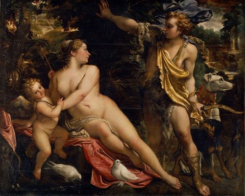 Venus, Adonis and Cupid (1595)