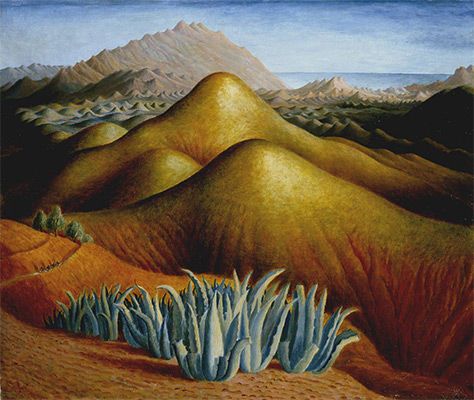 Spanish Landscape with Mountains (1924)