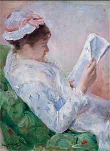 Lydia Reading the Morning Paper (No. 1) (1878-79)