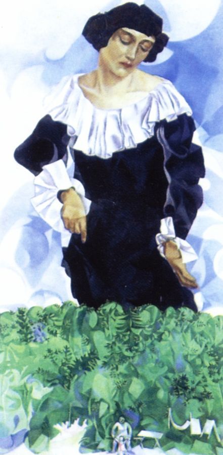 Bella with White Collar (1917)